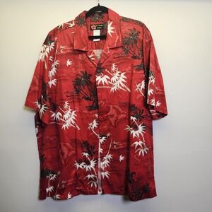 Vtg Ali's Fashion Hawaii Aloha Shirt Button Down XXL 100% Cotton Short Sleeve